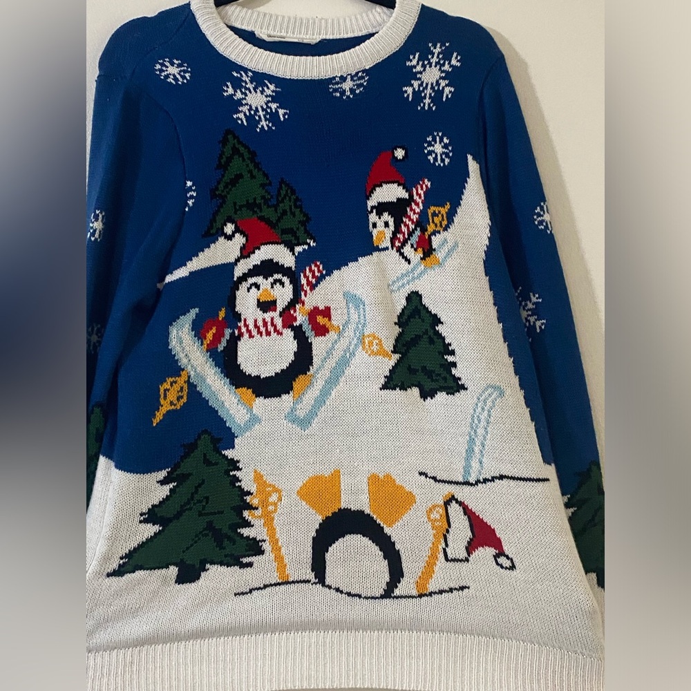 Bluenotes Penguin Christmas Sweater